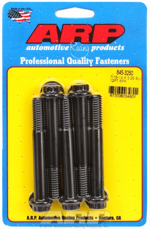 ARP ARP 7/16"-14 X 3.250 12pt 1/2 wrenching black oxide bolts (645-3250) SR