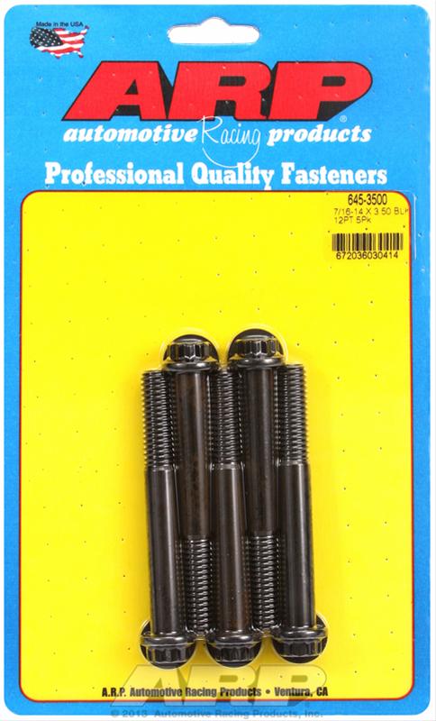 ARP ARP 7/16"-14 X 3.500 12pt 1/2 wrenching black oxide bolts (645-3500) SR