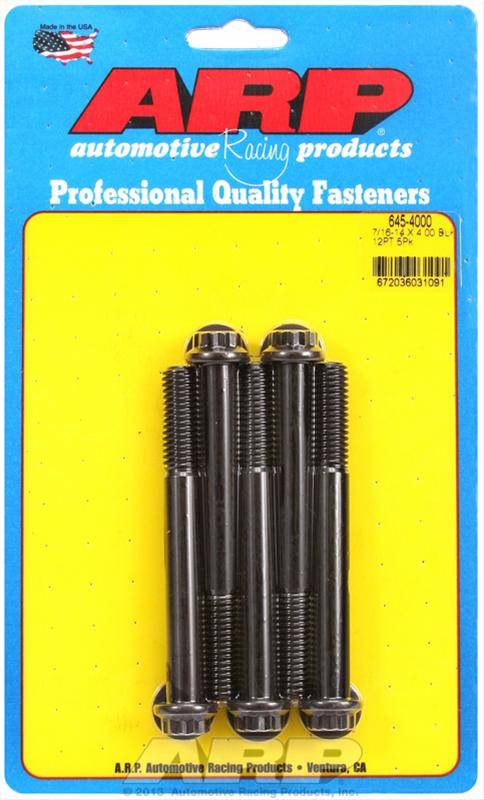 ARP ARP 7/16"-14 X 4.000 12pt 1/2 wrenching black oxide bolts (645-4000) SR