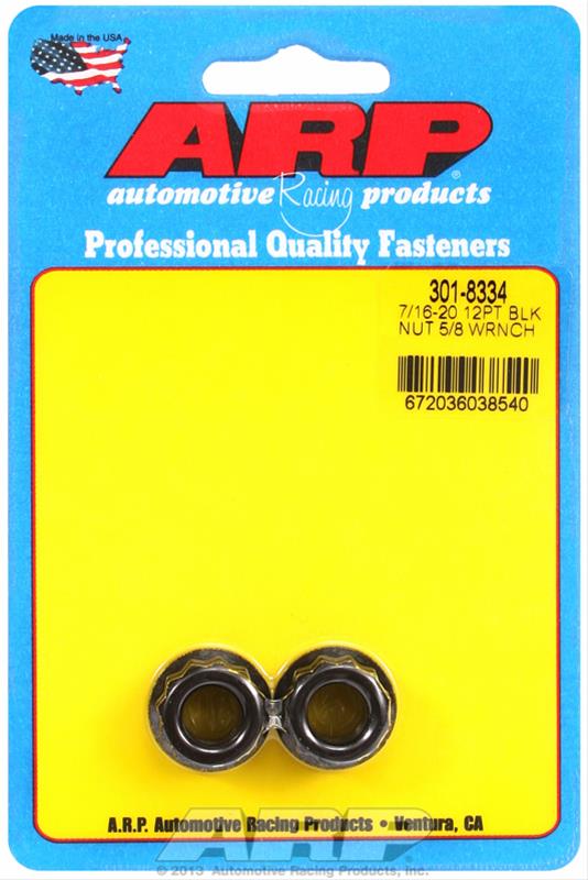 ARP ARP 7/16-20 5/8 socket 12 pt nut kit (301-8334) SR