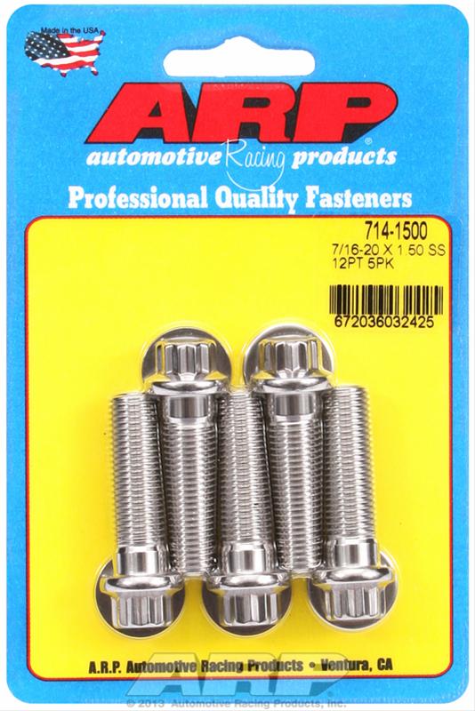 ARP ARP 7/16"-20 x 1.500 12pt SS bolts (714-1500) SR