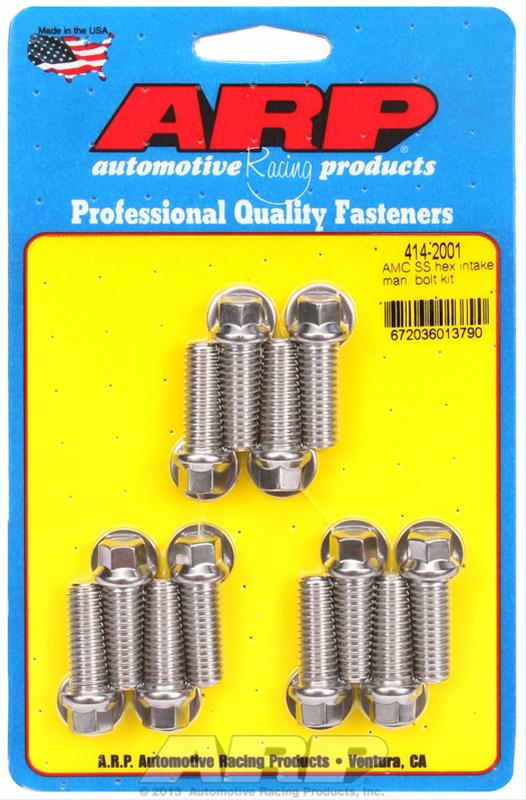 ARP ARP AMC SS hex intake manifold bolt kit (414-2001) SR