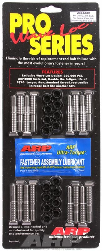 ARP ARP BB Chevy 396-427 3/8" wave-loc rod bolt kit (235-6402) SR