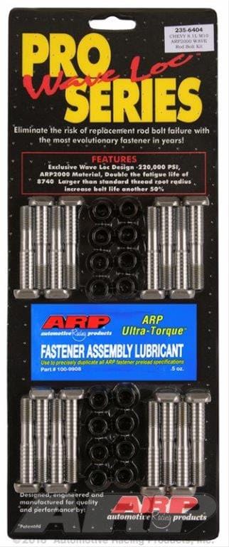 ARP ARP BB Chevy 8.1L M10 ARP2000 pro wave-loc rod bolt kit (235-6404) SR