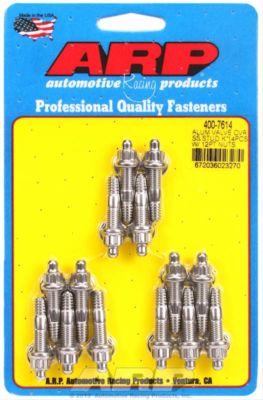 ARP ARP Cast alum covers SS 12pt valve cover stud kit, 14pc (400-7614) SR
