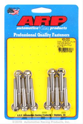ARP ARP Chevy LS 45mm UHL hex Edelbrock intake manifold bolt kit (430-2002) SR