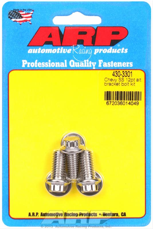 ARP ARP Chevy SS 12pt alternator bracket bolt kit (430-3301) SR