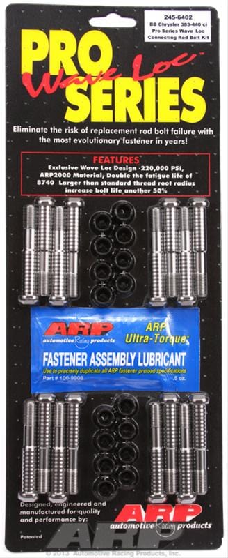 ARP ARP Chrysler 383-440c.i.d. wave-loc rod bolt kit (245-6402) SR