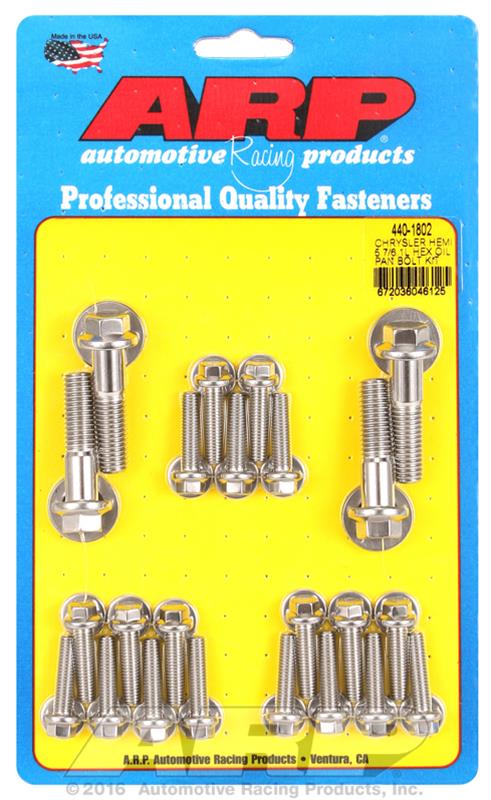 ARP ARP Chrysler hemi 5.7/6.1L SS hex oil pan bolt kit (440-1802) SR