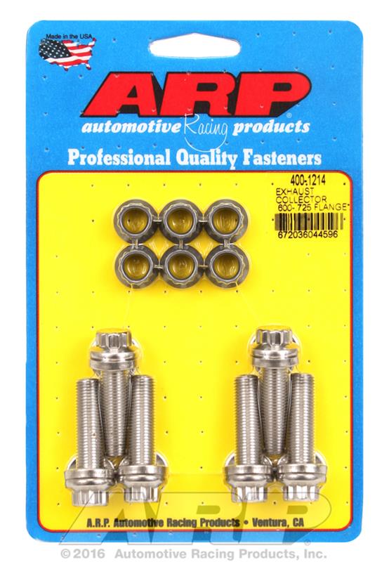 ARP ARP Exhaust collector .600-.725 flange bolt kit (400-1214) SR