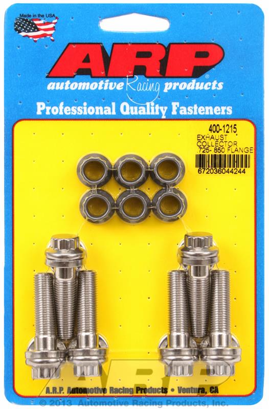 ARP ARP Exhaust collector .725-.850 flange bolt kit (400-1215) SR