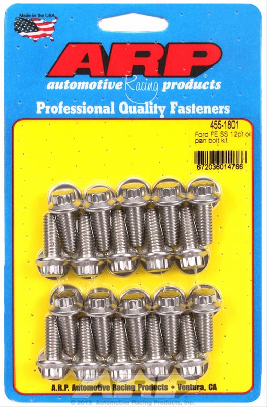 ARP ARP Ford FE SS 12pt oil pan bolt kit (455-1801) SR