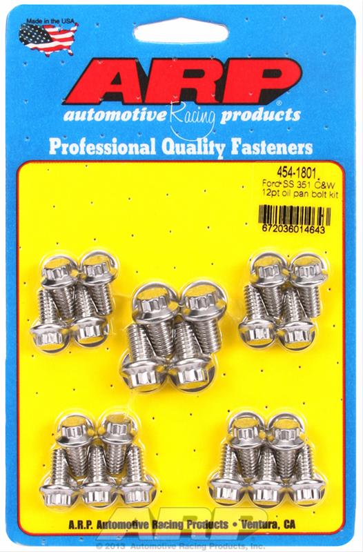 ARP ARP Ford SS 351C & W 12pt oil pan bolt kit (454-1801) SR