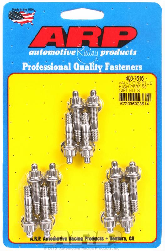 ARP ARP Hi-perf SS 12pt valve cover stud kit, 12pc (400-7616) SR