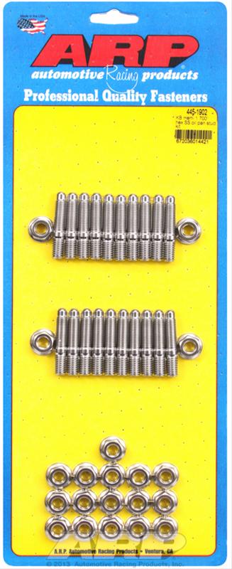 ARP ARP KB Hemi 1.700" SS hex oil pan stud kit (445-1902) SR