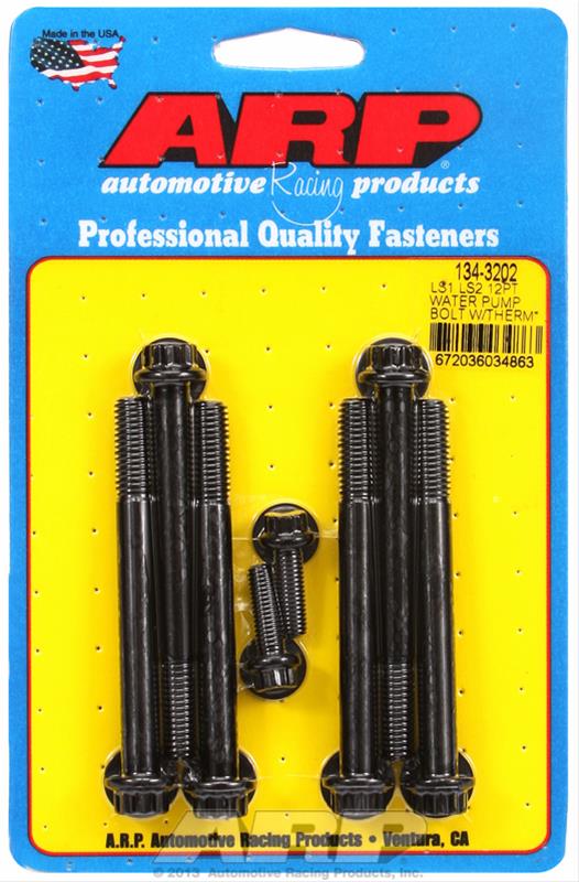 ARP ARP LS1 LS2 12pt water pump bolts thermostat housing bolts (134-3202) SR