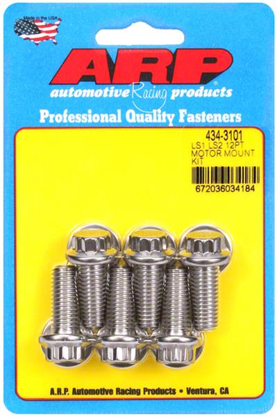 ARP ARP LS1 LS2 SS 12pt motor mount bolt kit (434-3101) SR