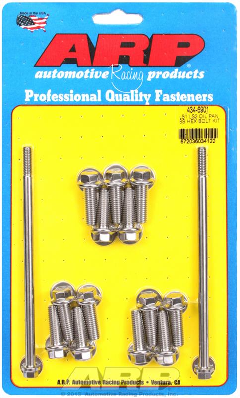 ARP ARP LS1 LS2 SS hex oil pan bolt kit (434-6901) SR