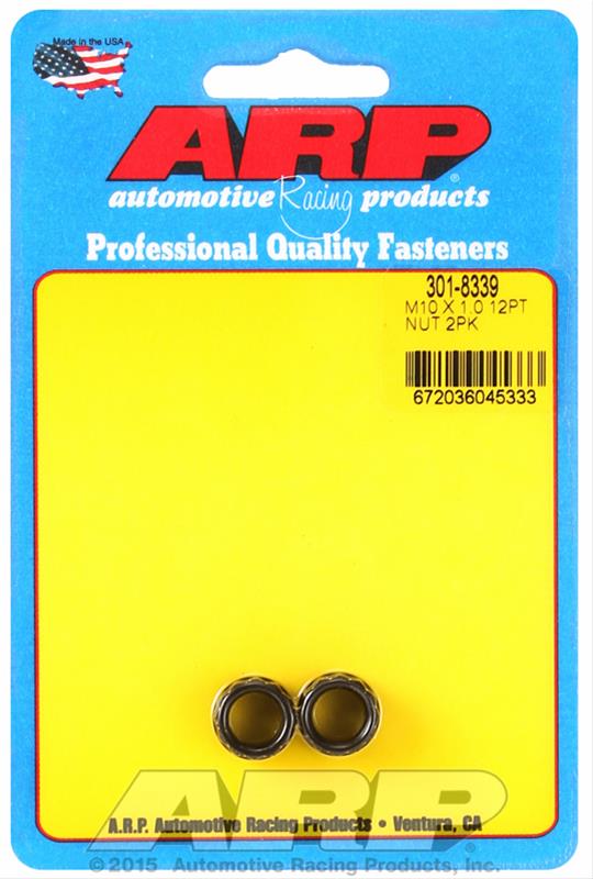 ARP ARP M10 X 1.00 12pt nut kit (301-8339) SR