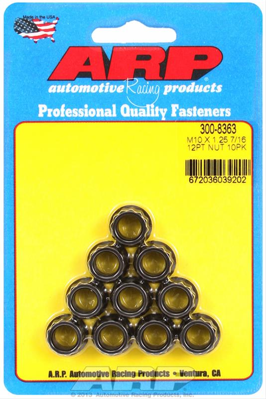 ARP ARP M10 x 1.25 12 Point Nut Kit - Set of 10 (300-8363) SR