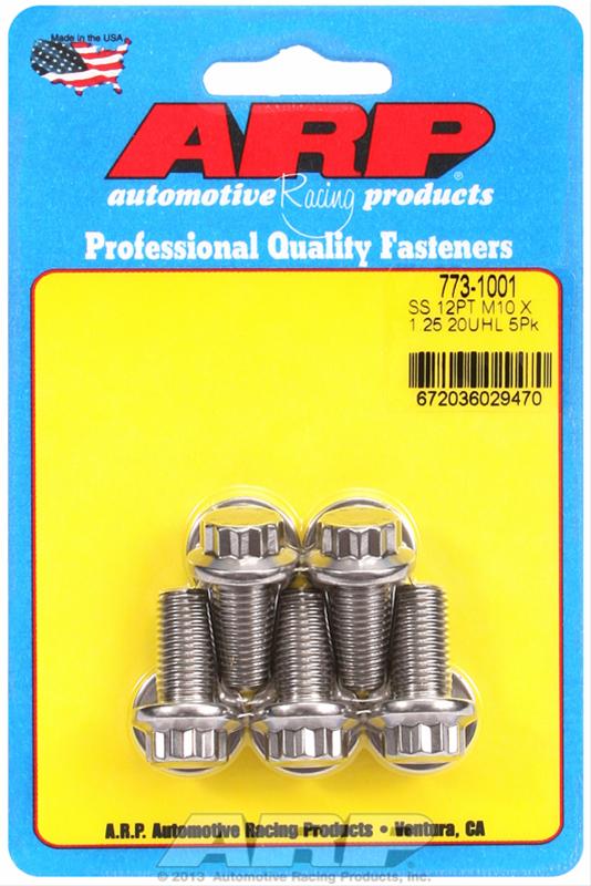 ARP ARP M10 x 1.25 x 20 12pt SS bolts (773-1001) SR