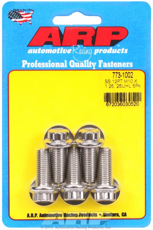 ARP ARP M10 x 1.25 x 25 12pt SS bolts (773-1002) SR
