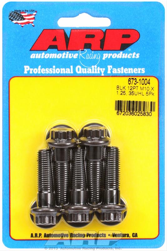 ARP ARP M10 x 1.25 x 35 12pt black oxide bolts (673-1004) SR