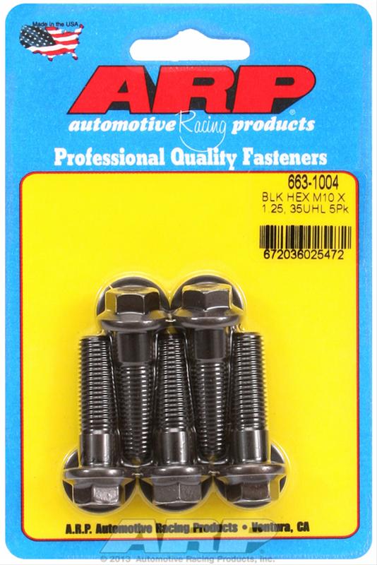 ARP ARP M10 x 1.25 x 35 hex black oxide bolts (663-1004) SR