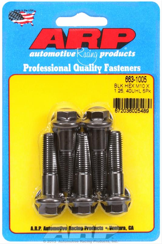 ARP ARP M10 x 1.25 x 40 hex black oxide bolts (663-1005) SR