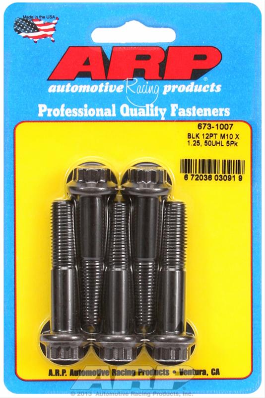 ARP ARP M10 x 1.25 x 50 12pt black oxide bolts (673-1007) SR