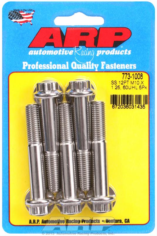 ARP ARP M10 x 1.25 x 60 12pt SS bolts (773-1008) SR