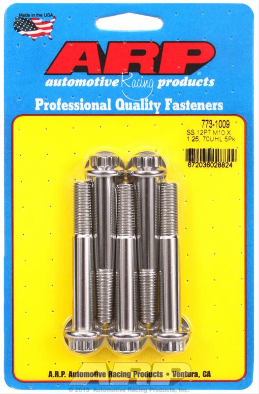 ARP ARP M10 x 1.25 x 70 12pt SS bolts (773-1009) SR