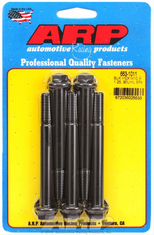 ARP ARP M10 x 1.25 x 90 hex black oxide bolts (663-1011) SR