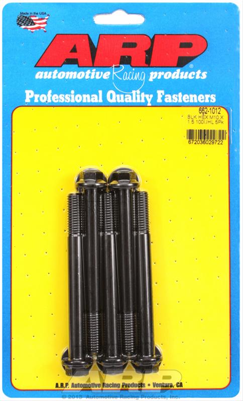 ARP ARP M10 x 1.50 x 100 hex black oxide bolts (662-1012) SR