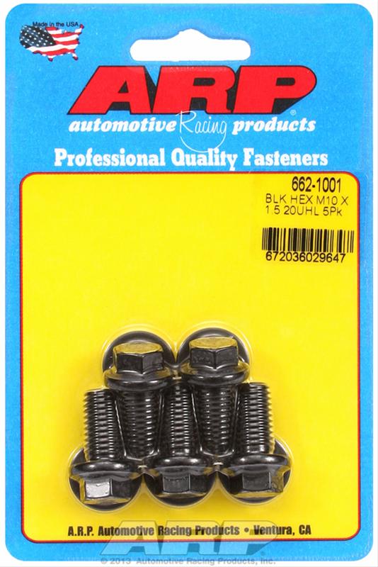 ARP ARP M10 x 1.50 x 20 hex black oxide bolts (662-1001) SR