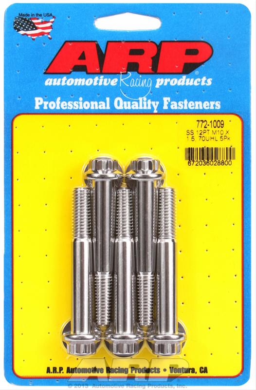 ARP ARP M10 x 1.50 x 70 12pt SS bolts (772-1009) SR