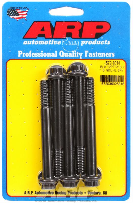 ARP ARP M10 x 1.50 x 90 12pt black oxide bolts (672-1011) SR