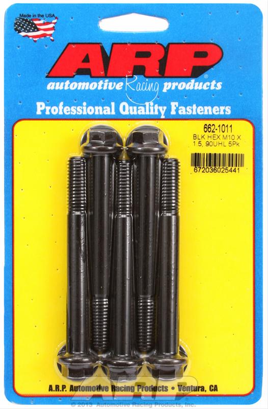ARP ARP M10 x 1.50 x 90 hex black oxide bolts (662-1011) SR