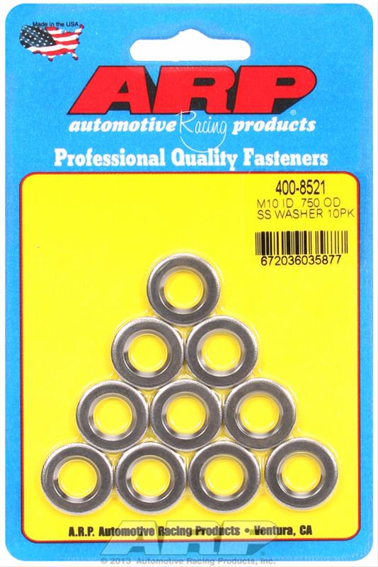 ARP ARP M10ID .750"OD SS chamfer washers (400-8521) SR