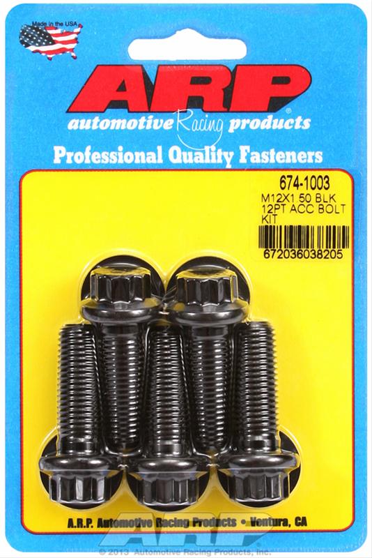 ARP ARP M12 x 1.50 x 35 12pt black oxide bolts (674-1003) SR