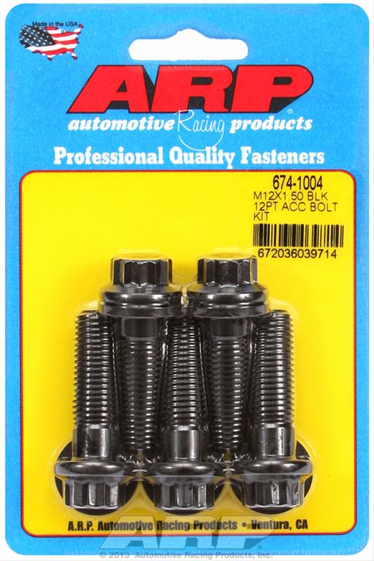 ARP ARP M12 x 1.50 x 40 12pt black oxide bolts (674-1004) SR