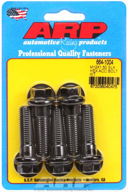 ARP ARP M12 x 1.50 x 40 hex black oxide bolts (664-1004) SR