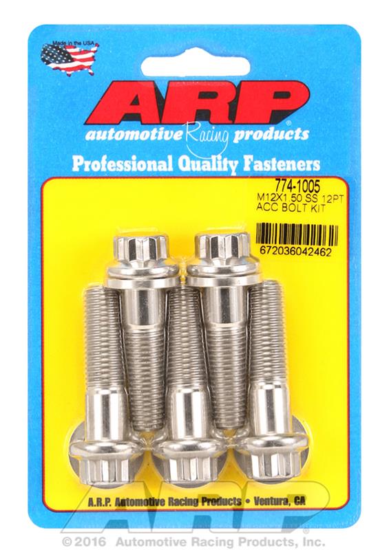 ARP ARP M12 x 1.50 x 45 12pt SS bolts (774-1005) SR