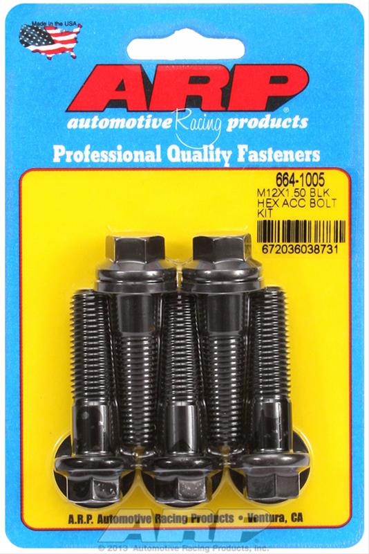 ARP ARP M12 x 1.50 x 45 hex black oxide bolts (664-1005) SR