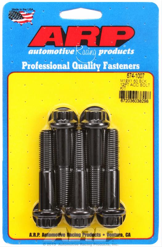 ARP ARP M12 x 1.50 x 60 12pt black oxide bolts (674-1007) SR