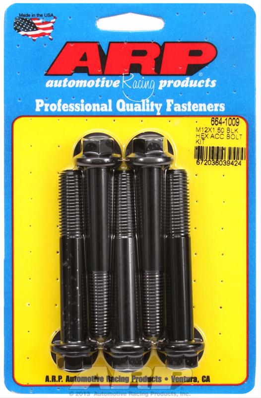 ARP ARP M12 x 1.50 x 80 hex black oxide bolts (664-1009) SR