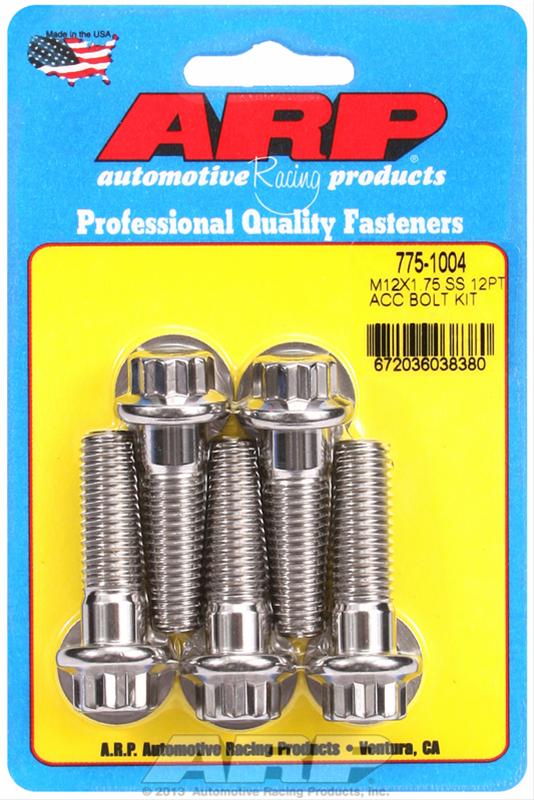 ARP ARP M12 X 1.75 X 40 12pt SS bolts (775-1004) SR
