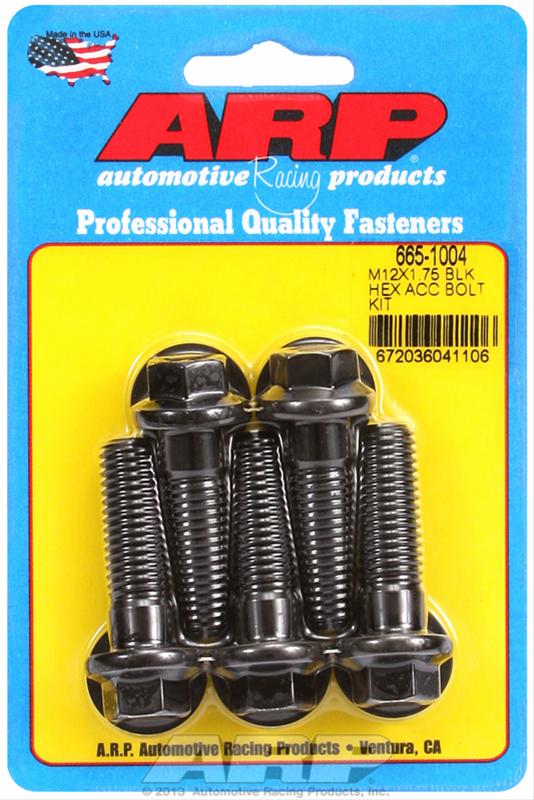ARP ARP M12 x 1.75 x 40 hex black oxide bolts (665-1004) SR