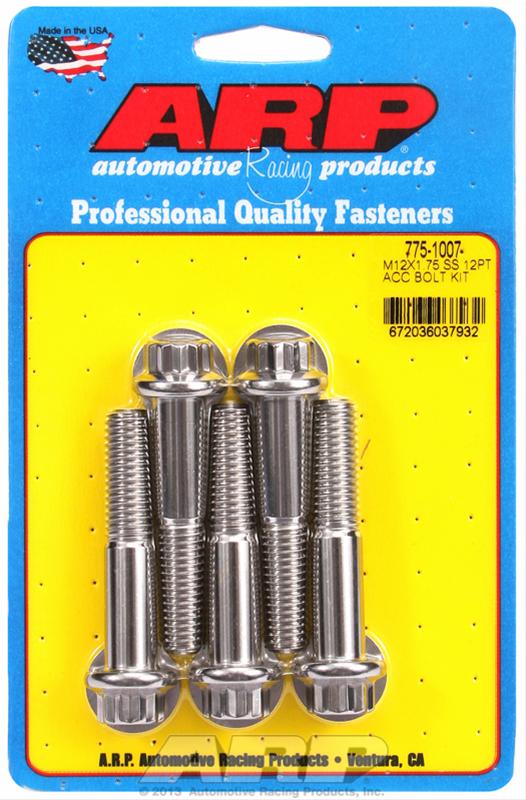 ARP ARP M12 X 1.75 X 60 12pt SS bolts (775-1007) SR