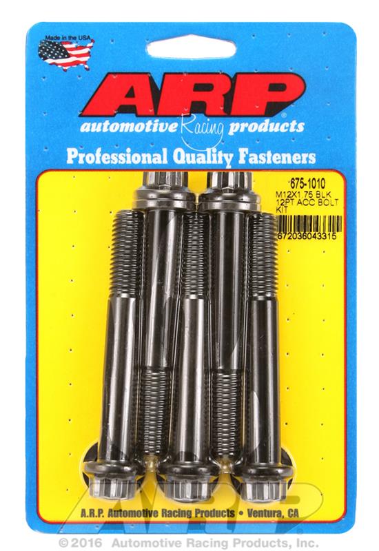 ARP ARP M12 X 1.75 X 90 12pt black oxide bolts (675-1010) SR